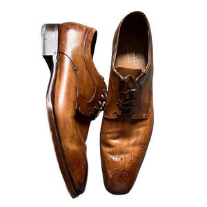 Silvano Sassetti Brown Oxford Shoes, size 12